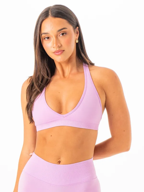 Sculpt Seamless Halter Bra - Amethyst sold by Ryderwear