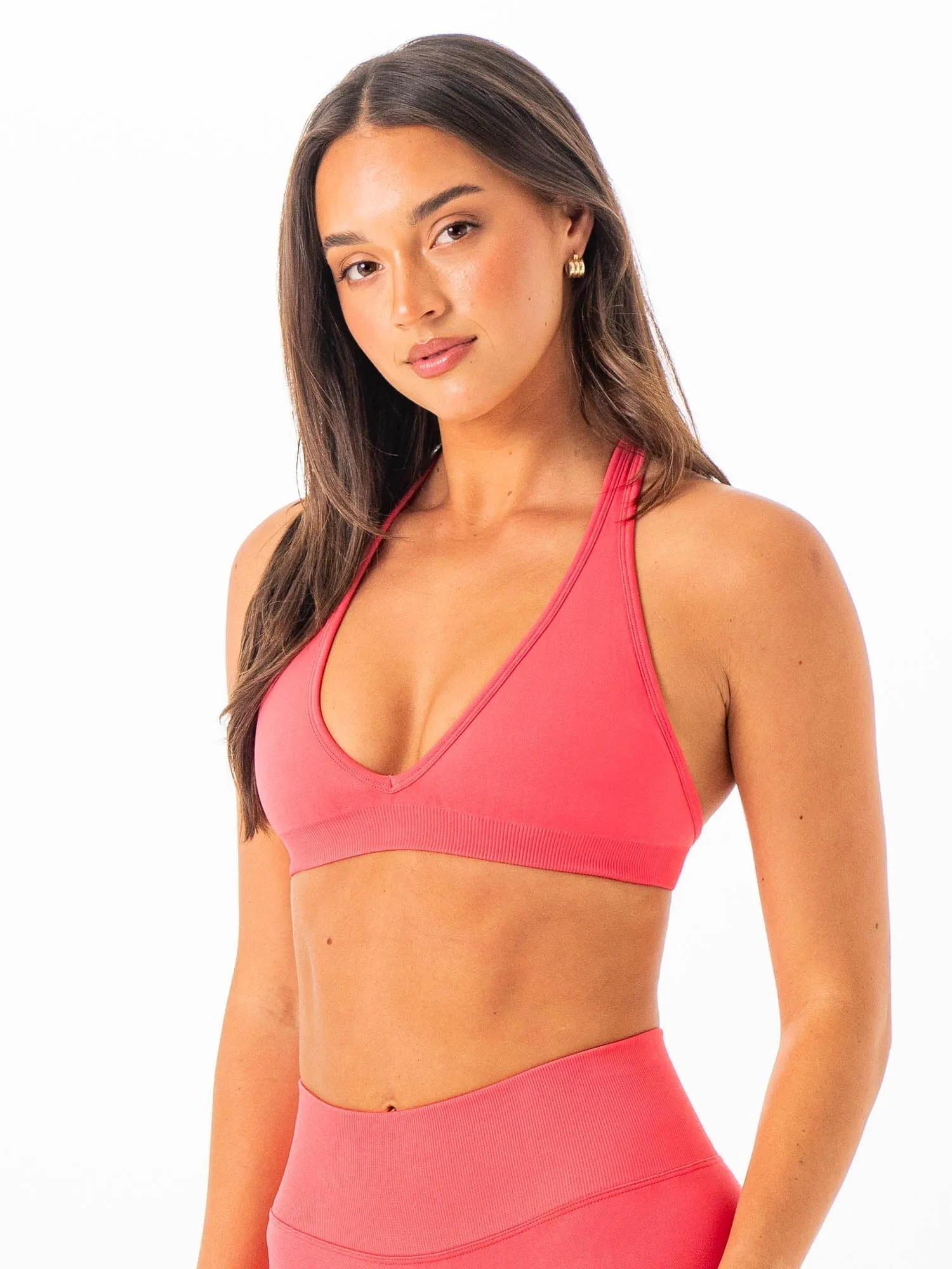 Sculpt Seamless Halter Bra - Watermelon sold by Ryderwear product image thumbnail 3
