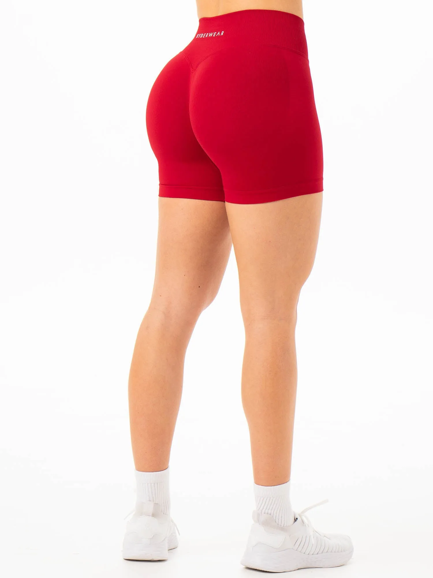 Boost Seamless Shorts - Cherry sold by Ryderwear product image thumbnail 5