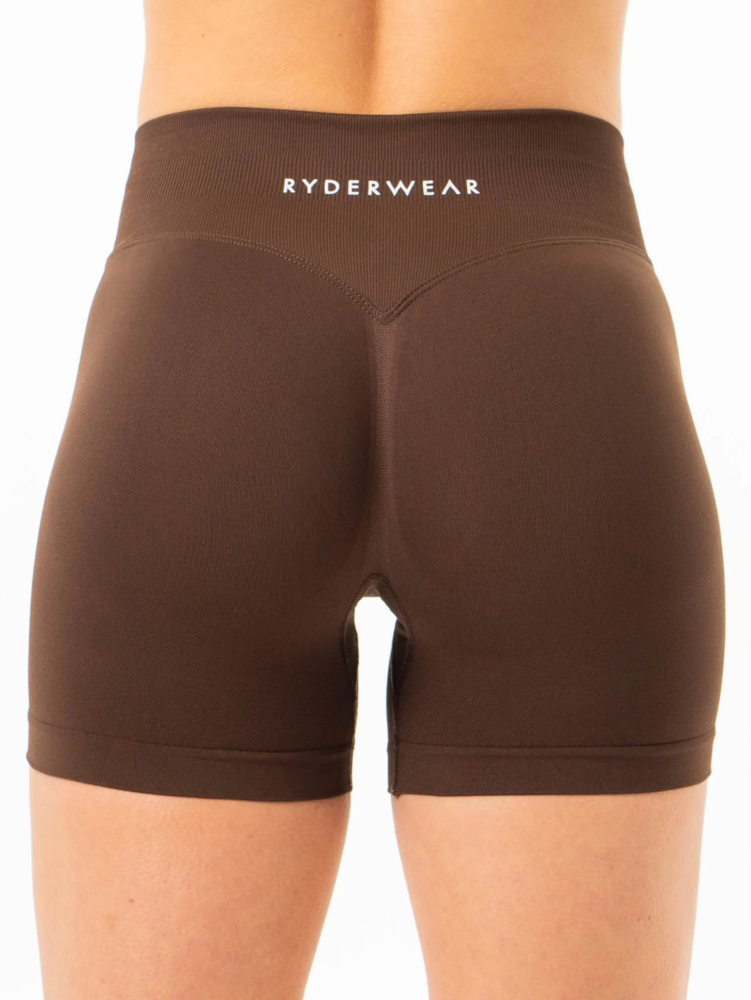 Boost Seamless Shorts - Chocolate sold by Ryderwear product image thumbnail 4
