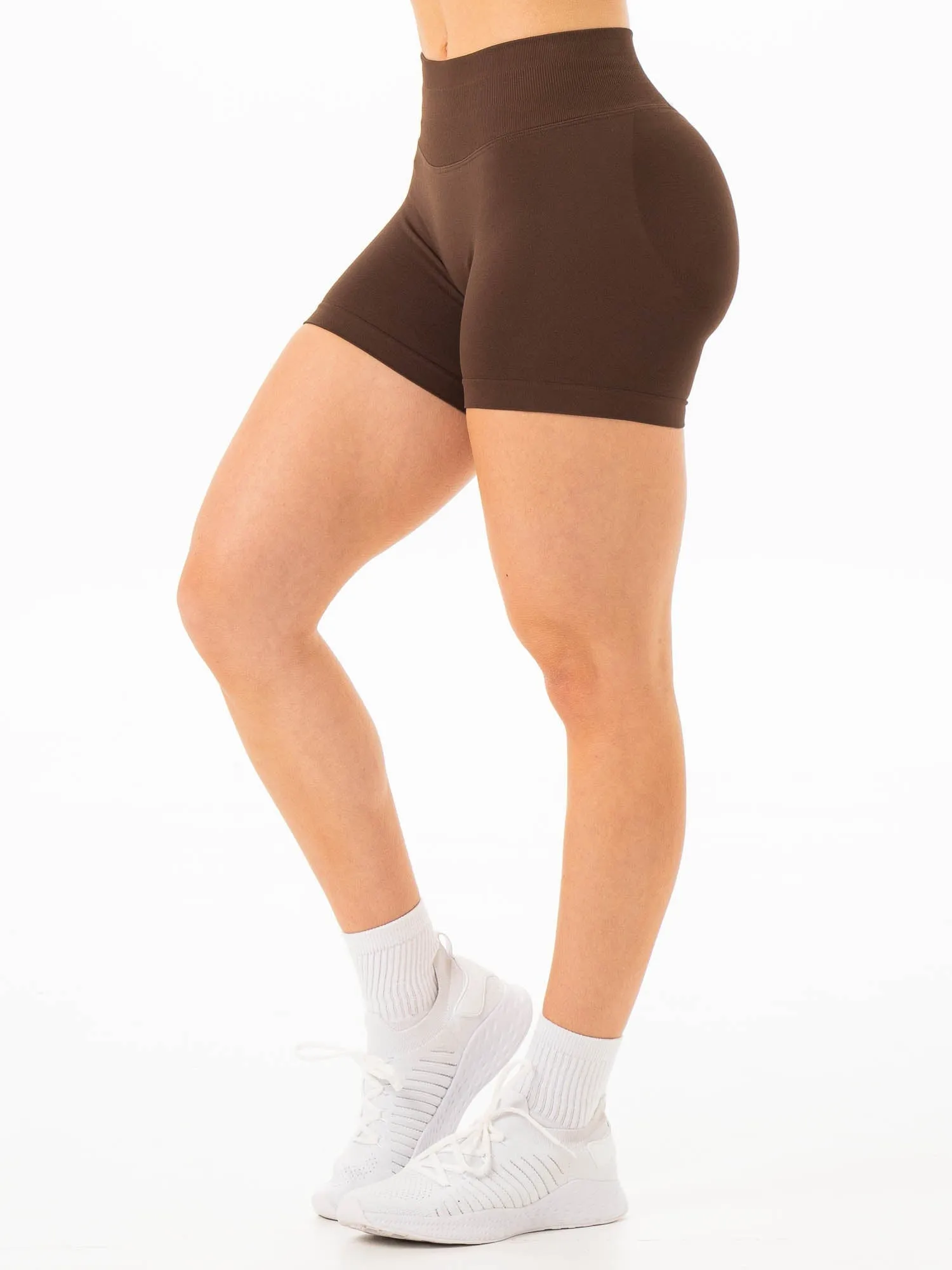 Boost Seamless Shorts - Chocolate sold by Ryderwear product image thumbnail 2