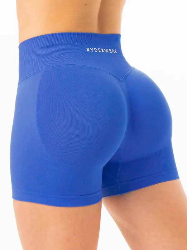 Boost Seamless Shorts - Electric Blue sold by Ryderwear