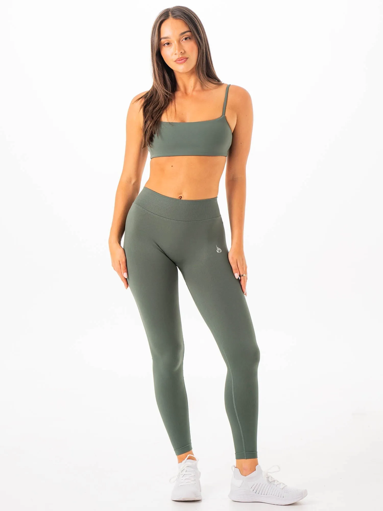 Boost Seamless Leggings - Moss sold by Ryderwear product image thumbnail 5