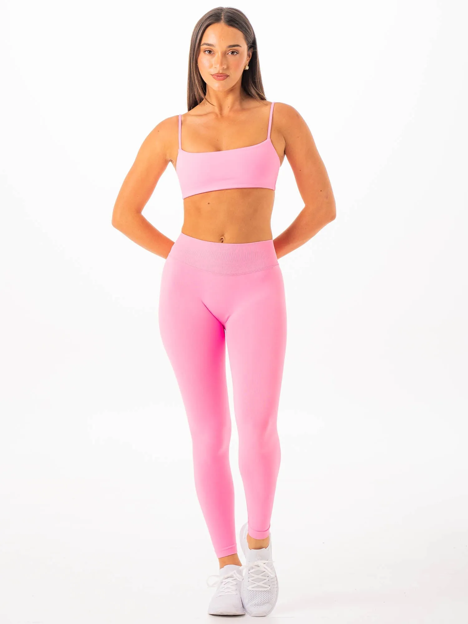 Boost Seamless Leggings - Princess Pink sold by Ryderwear product image thumbnail 5