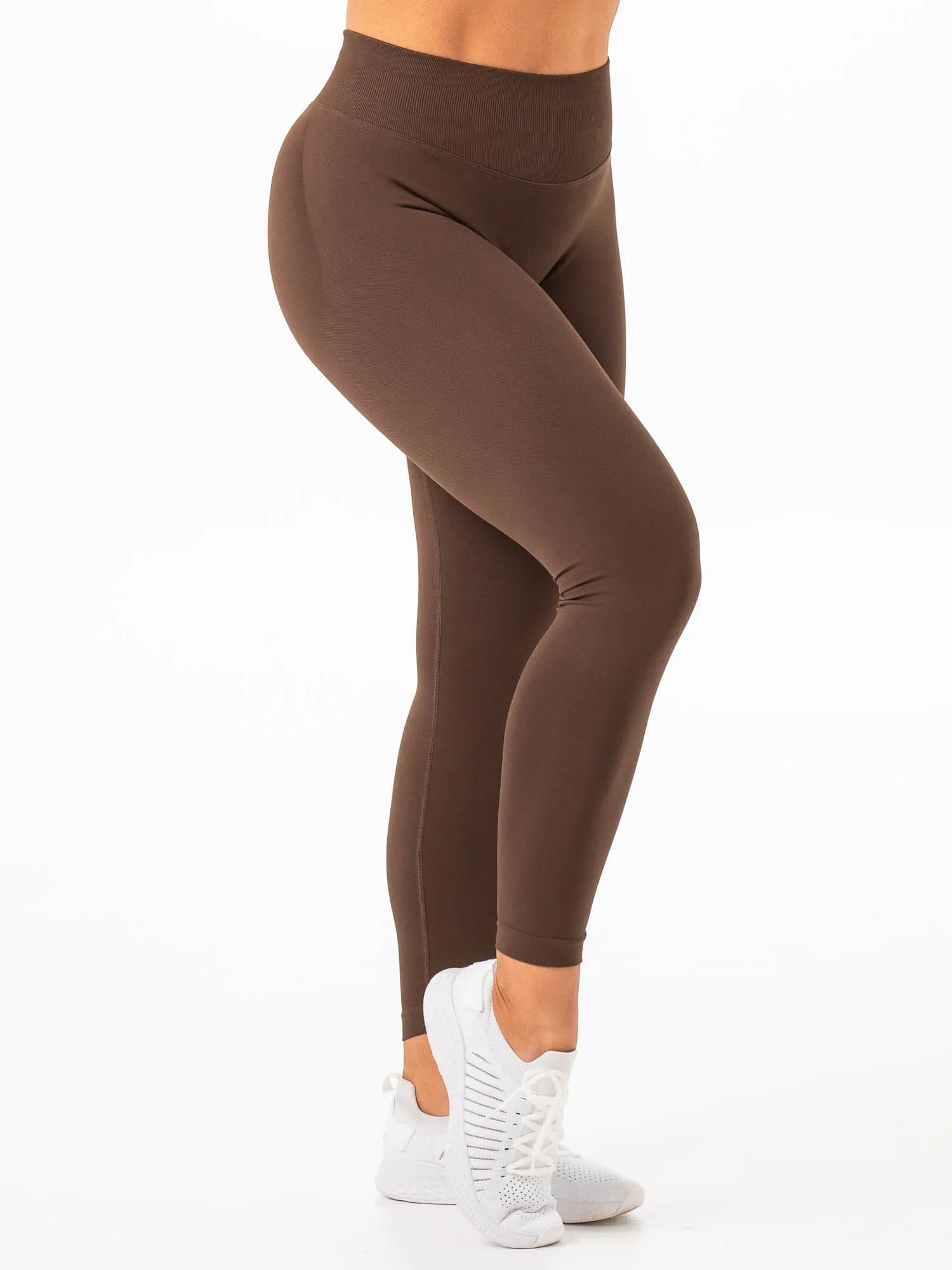 Boost Seamless Leggings - Chocolate sold by Ryderwear product image thumbnail 4