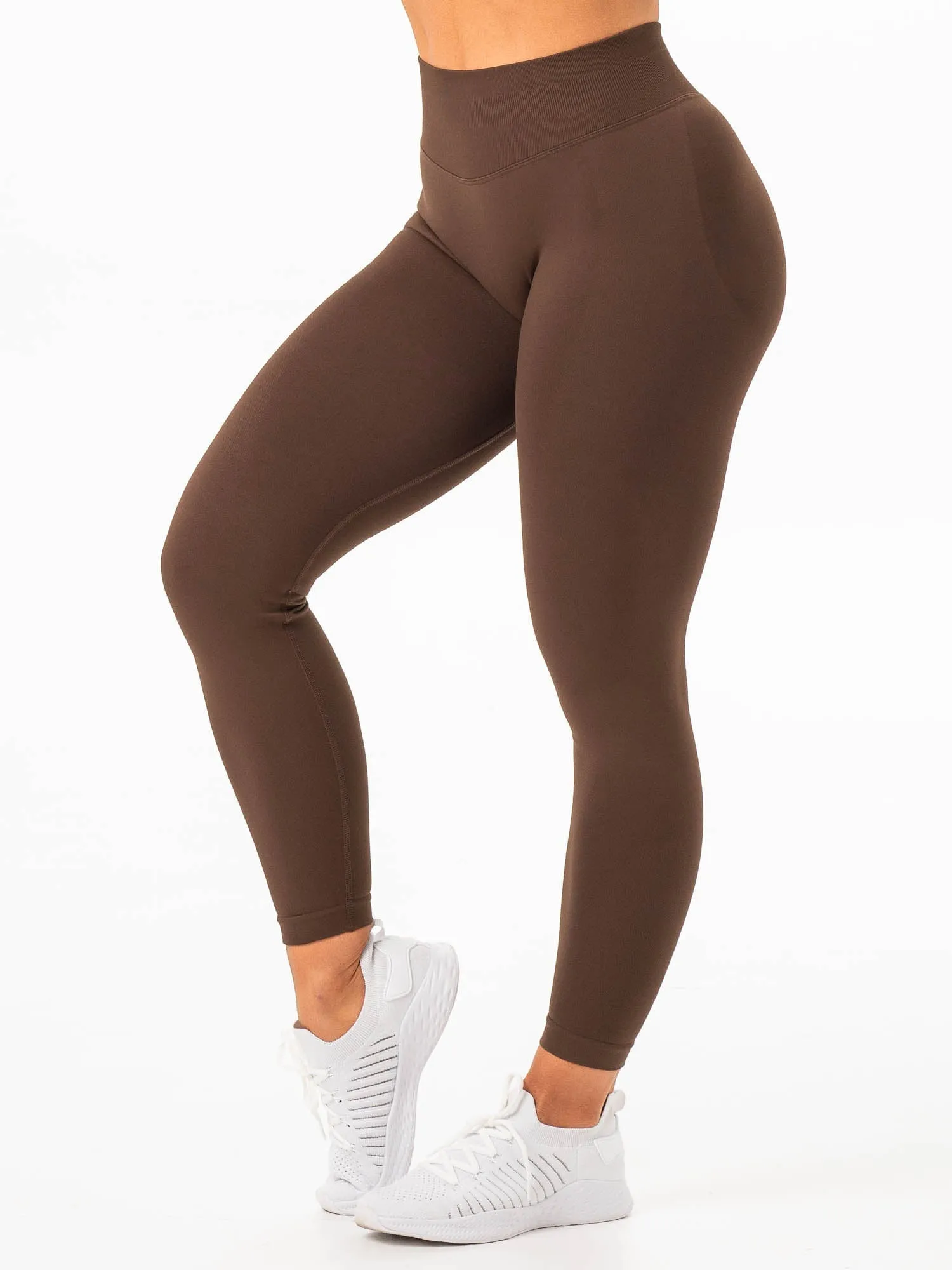 Boost Seamless Leggings - Chocolate sold by Ryderwear product image thumbnail 2
