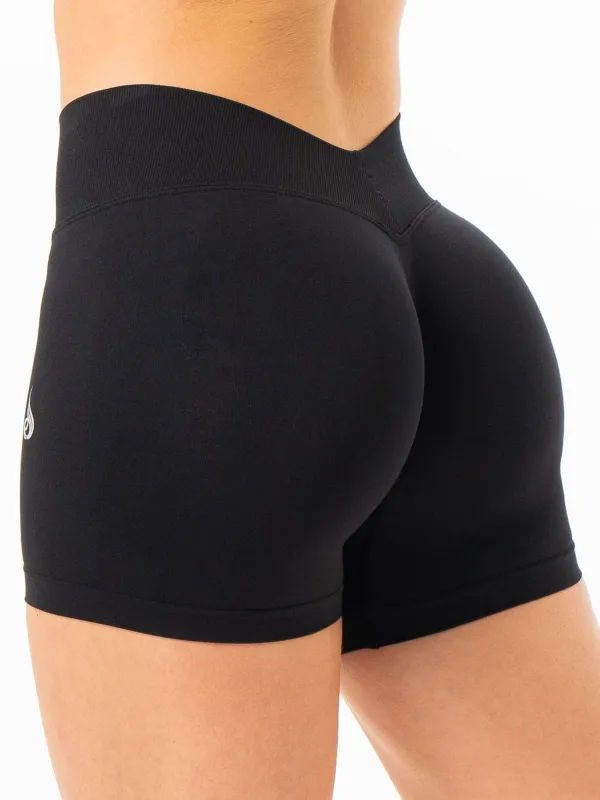 Boost V Back Shorts - Black sold by Ryderwear