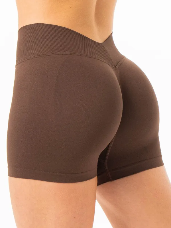 Boost V Back Shorts - Chocolate sold by Ryderwear