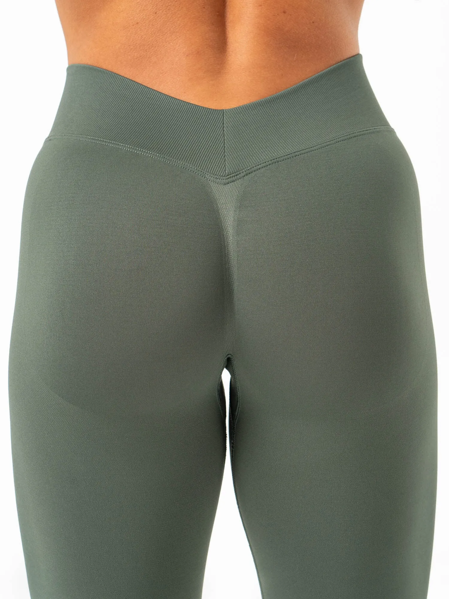 Boost V Back Leggings - Moss sold by Ryderwear product image thumbnail 3