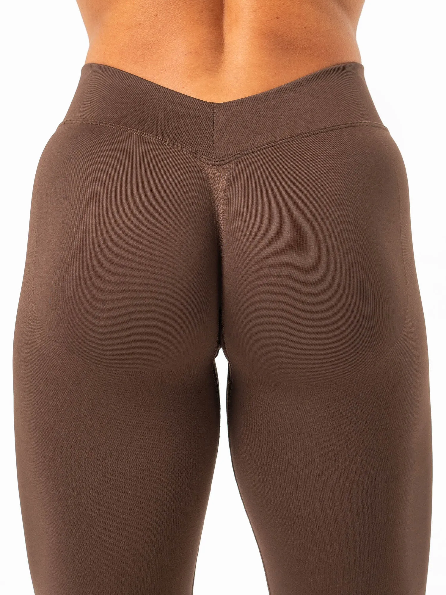 Boost V Back Leggings - Chocolate sold by Ryderwear product image thumbnail 3