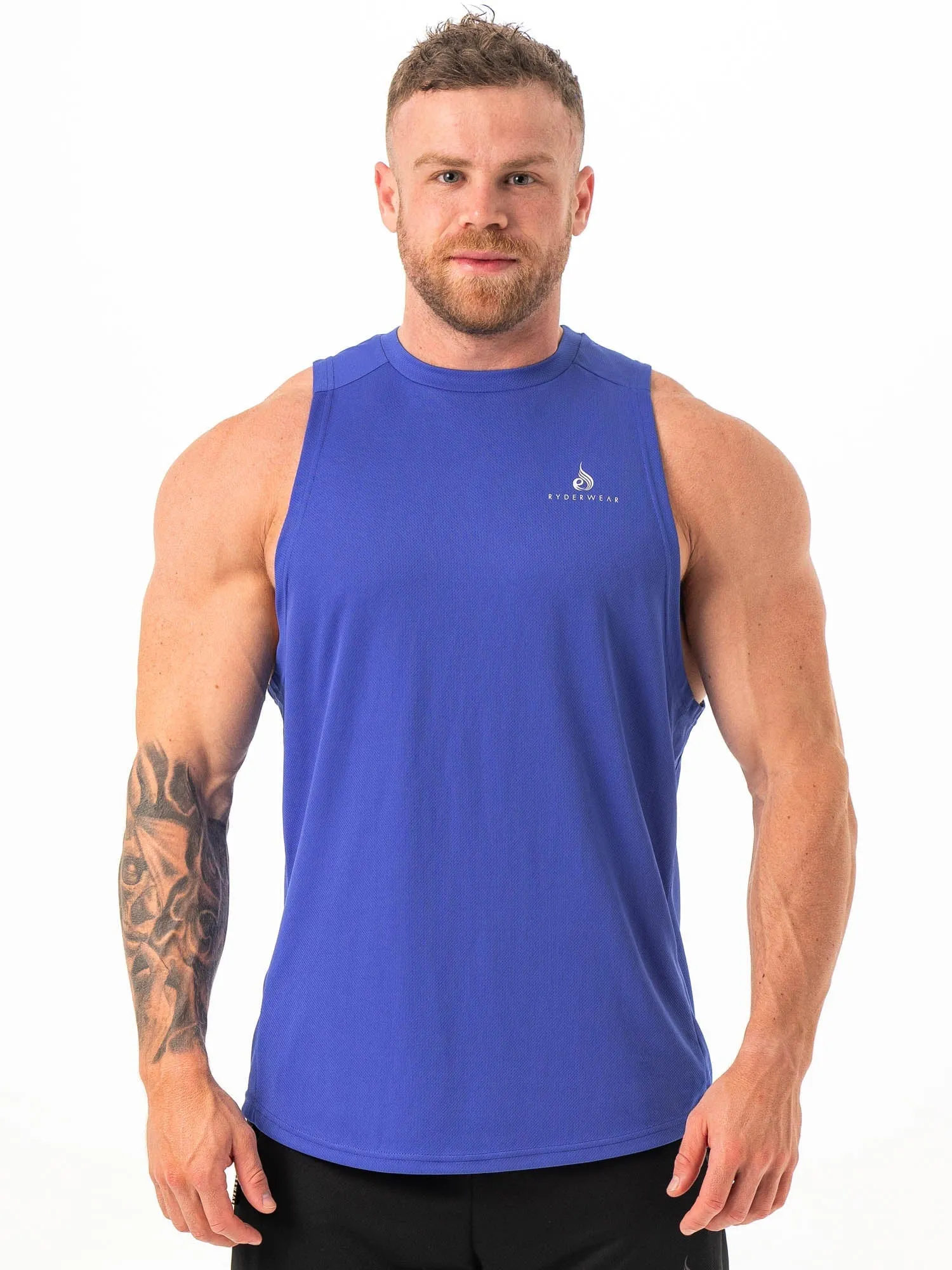 Lift Mesh Baller Tank - Cobalt sold by Ryderwear