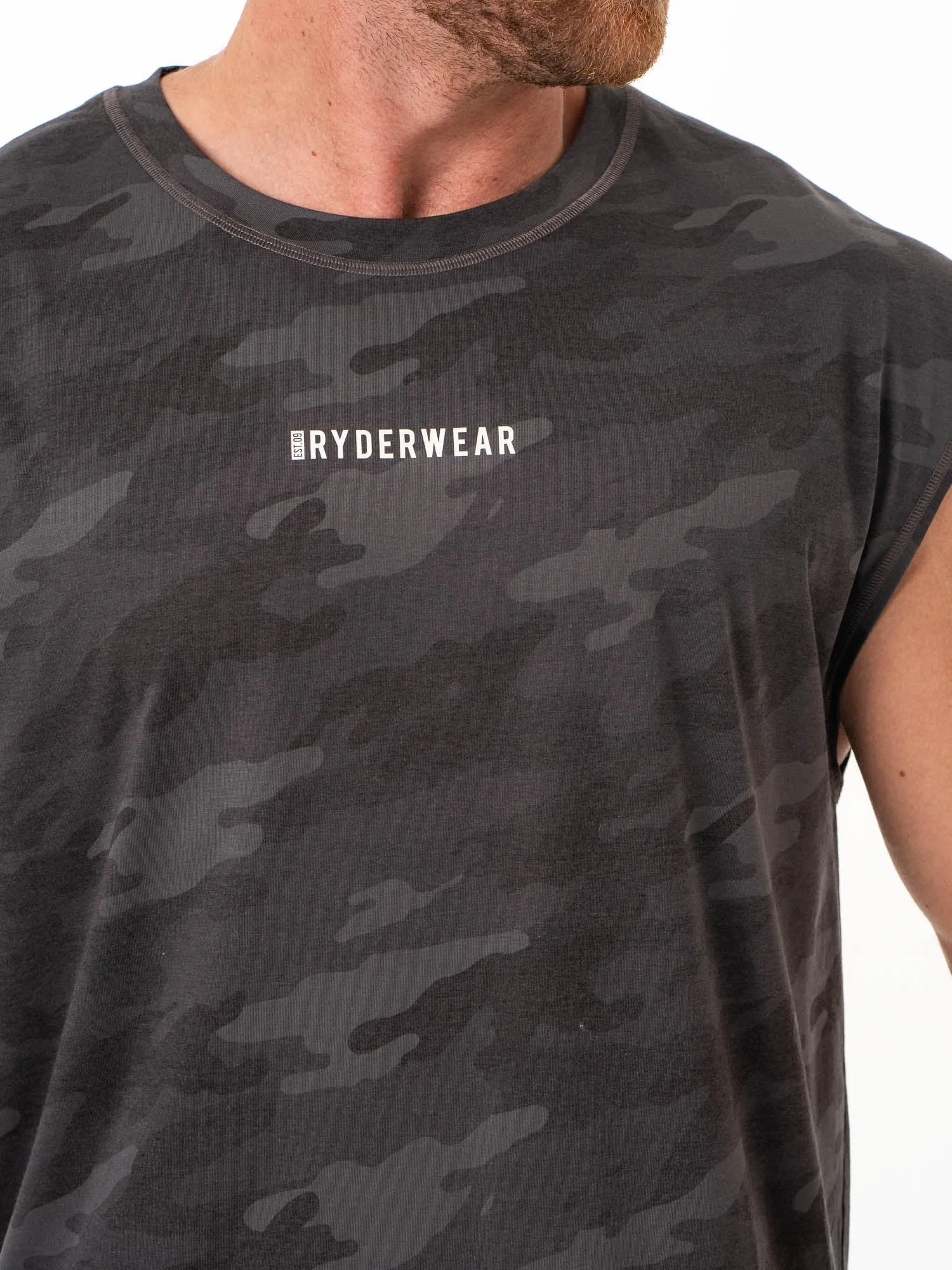 Pursuit Muscle Tank - Black Camo sold by Ryderwear product image thumbnail 5