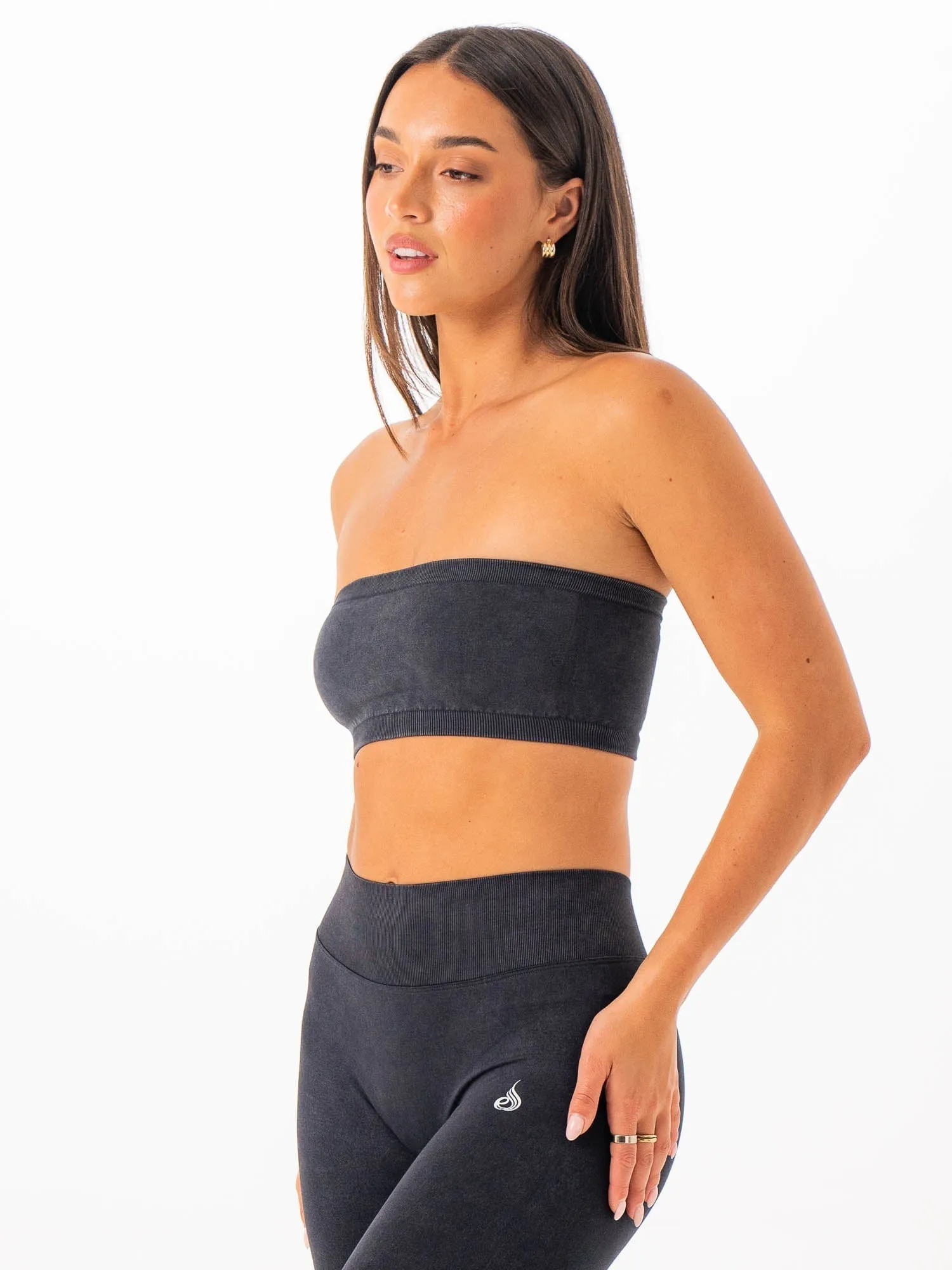 Stonewash Seamless Bandeau - Black sold by Ryderwear product image thumbnail 3