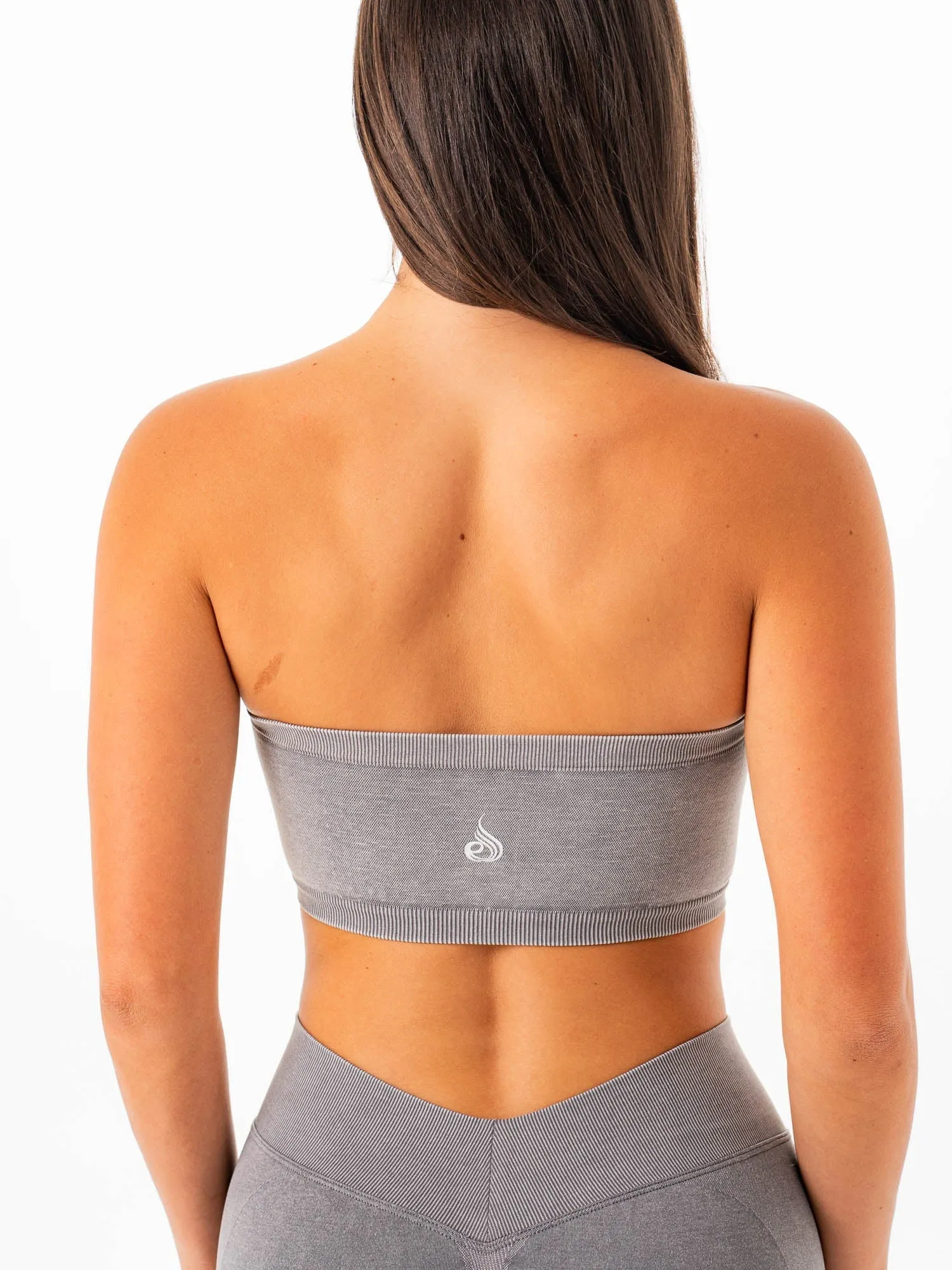 Stonewash Seamless Bandeau - Grey sold by Ryderwear product image thumbnail 2