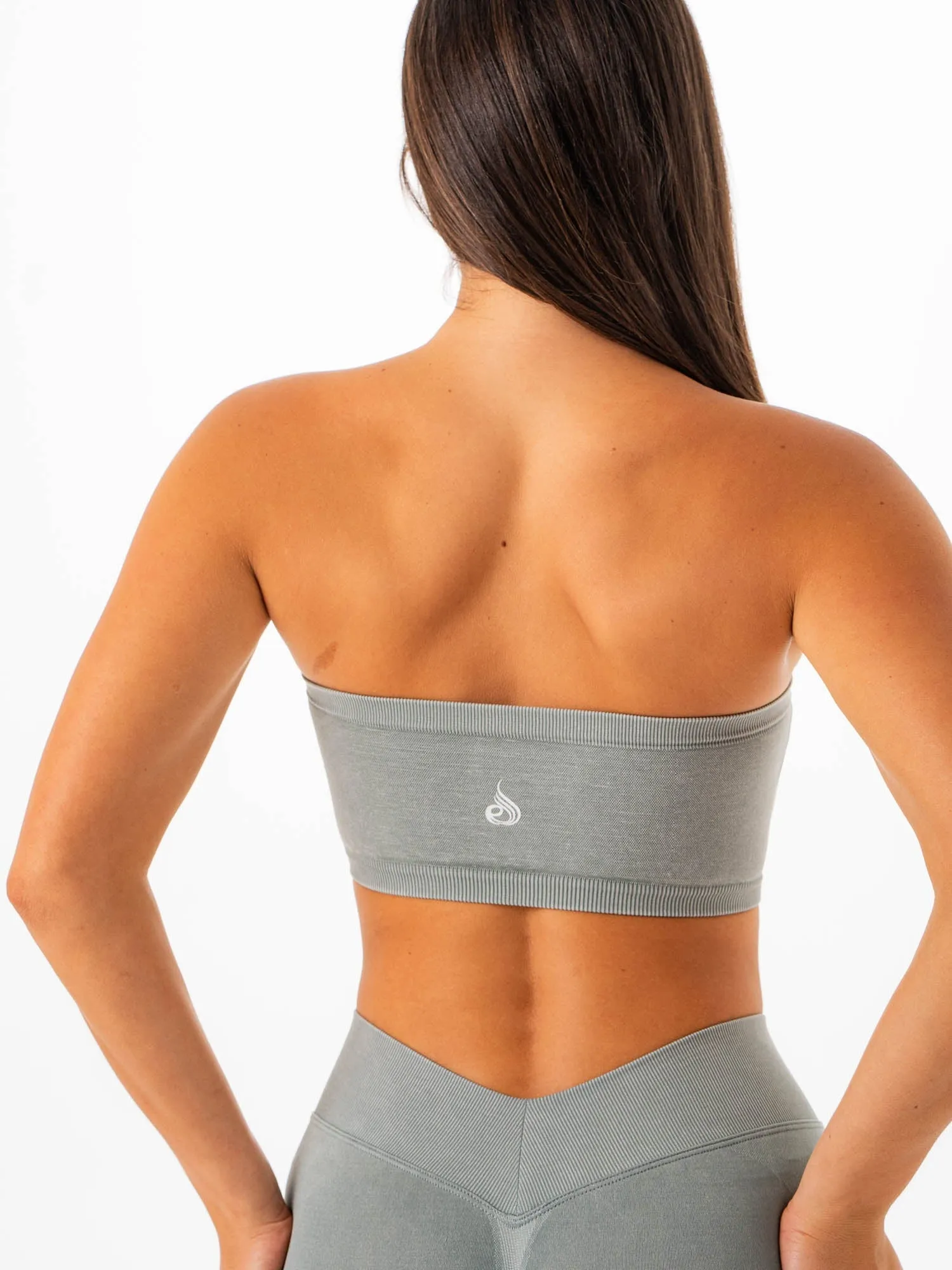 Stonewash Seamless Bandeau - Sage sold by Ryderwear product image thumbnail 2