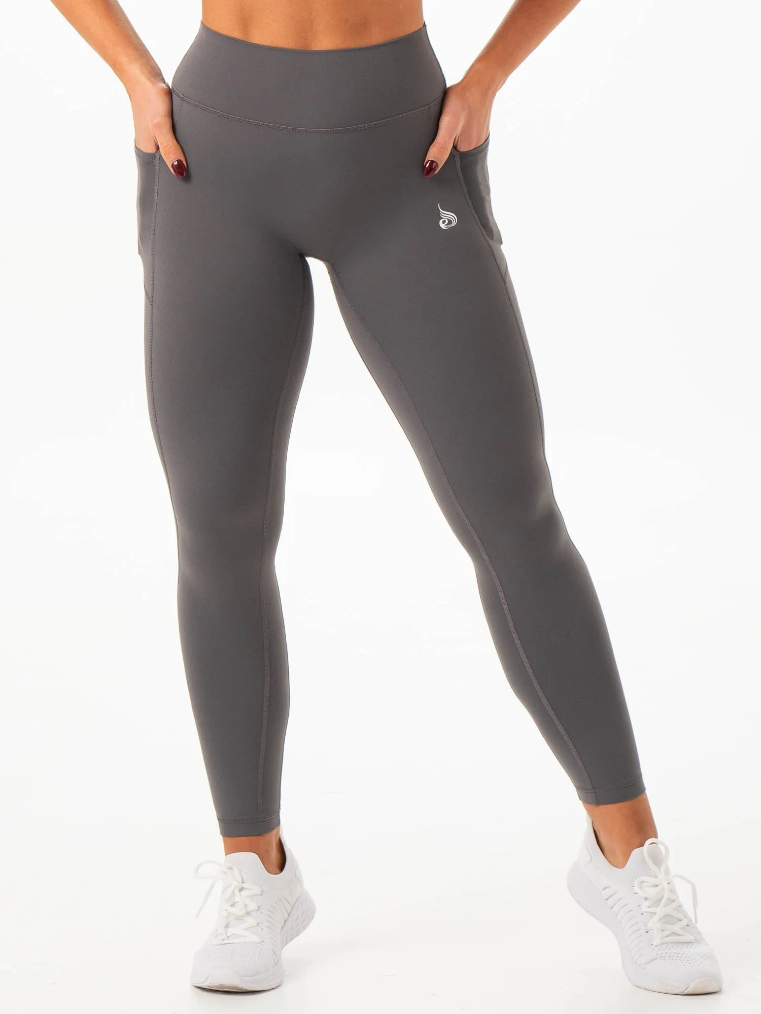 NKD Pocket Leggings - Charcoal sold by Ryderwear product image thumbnail 5