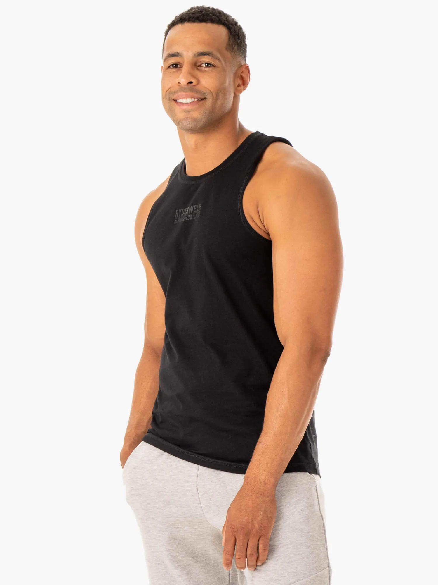 Limitless Baller Tank - Black sold by Ryderwear product image thumbnail 3