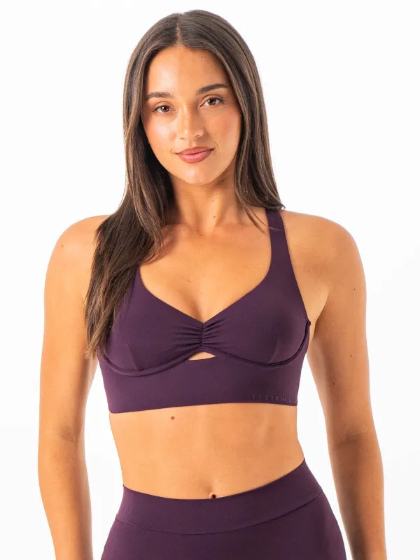 NKD Underwire Bra - Merlot sold by Ryderwear