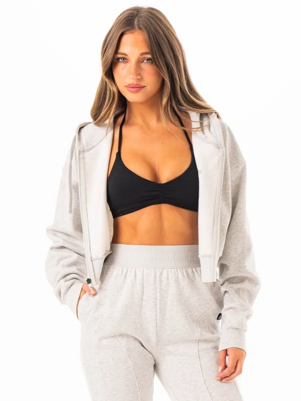 Ryderwear Track Jacket - Snow Marle sold by Ryderwear