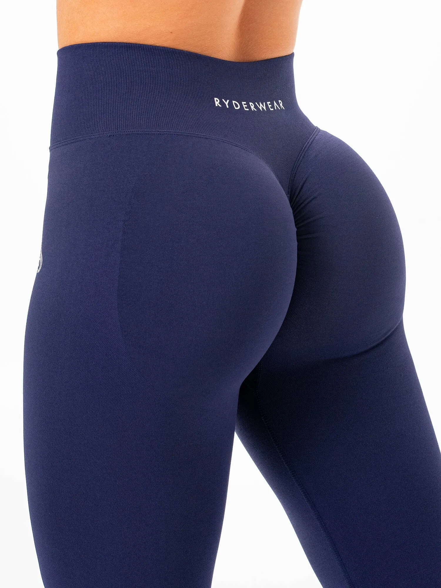 Sculpt Seamless Leggings - Deep Blue sold by Ryderwear product image thumbnail 5