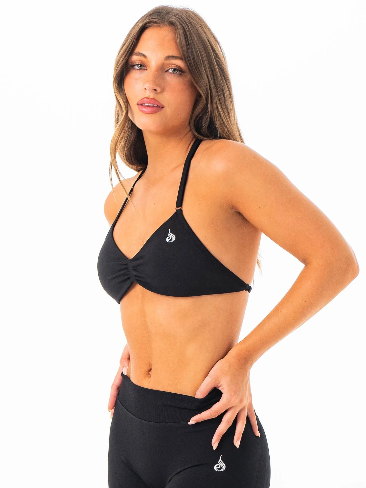 Sculpt Seamless Mini Bra - Black sold by Ryderwear product image thumbnail 3