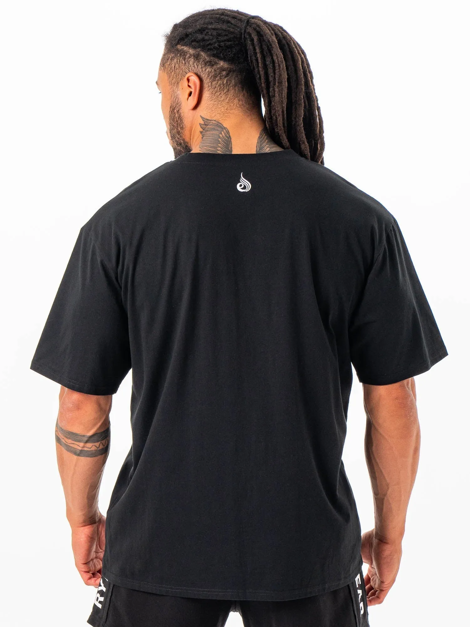 Lifting Oversized Tshirt - Black sold by Ryderwear product image thumbnail 3