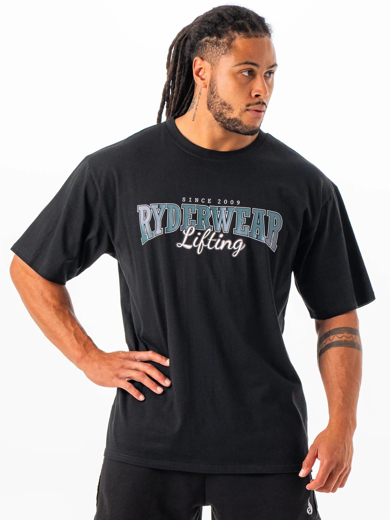 Lifting Oversized Tshirt - Black sold by Ryderwear