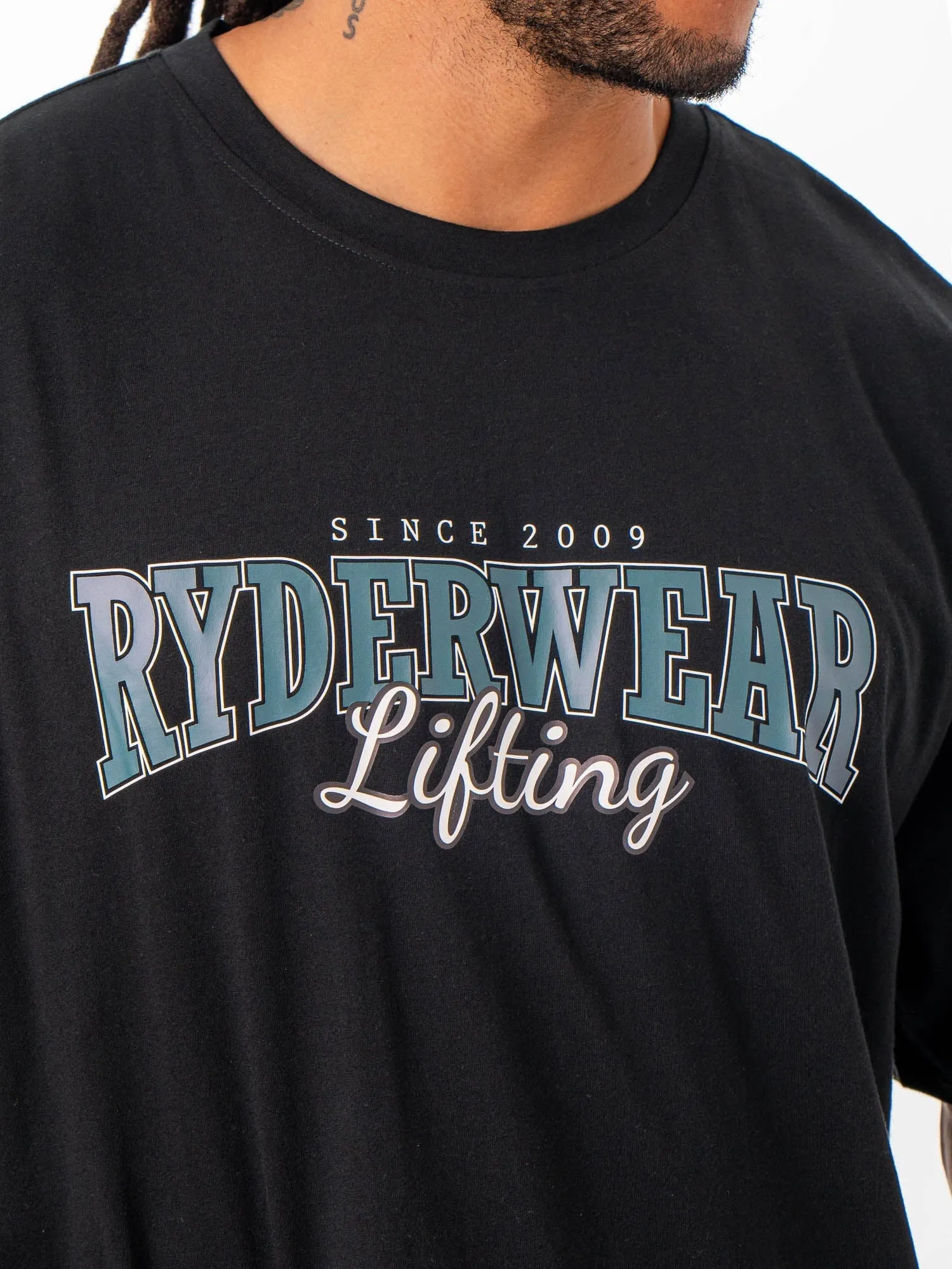 Lifting Oversized Tshirt - Black sold by Ryderwear product image thumbnail 2