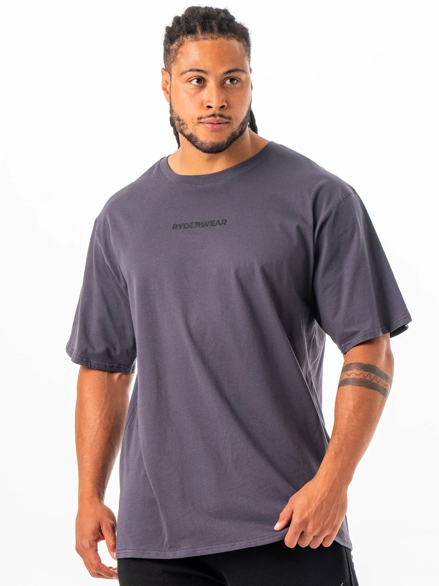 Ryderwear Oversized Tshirt - Charcoal sold by Ryderwear product image thumbnail 3