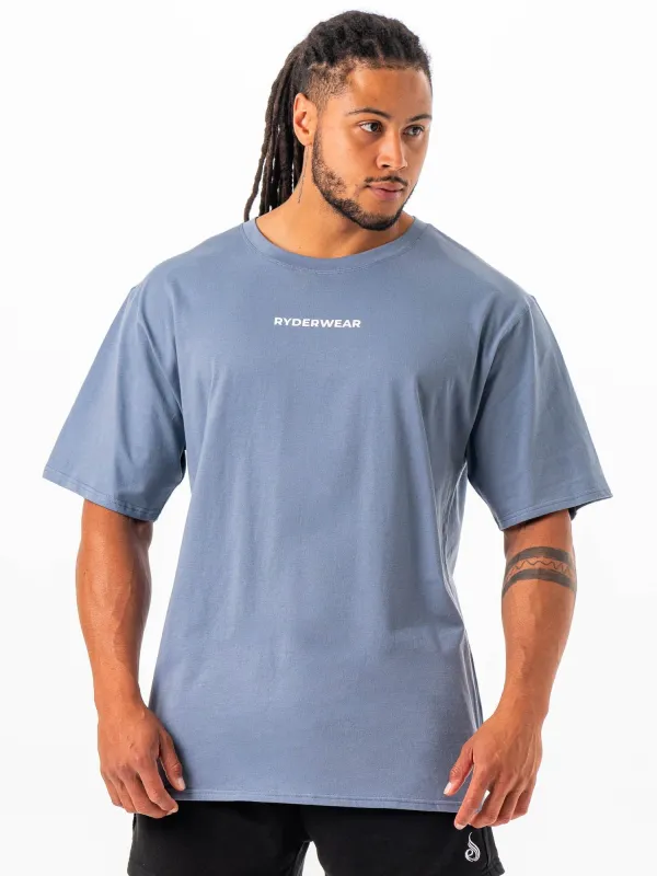 Ryderwear Oversized Tshirt - Steel Blue sold by Ryderwear