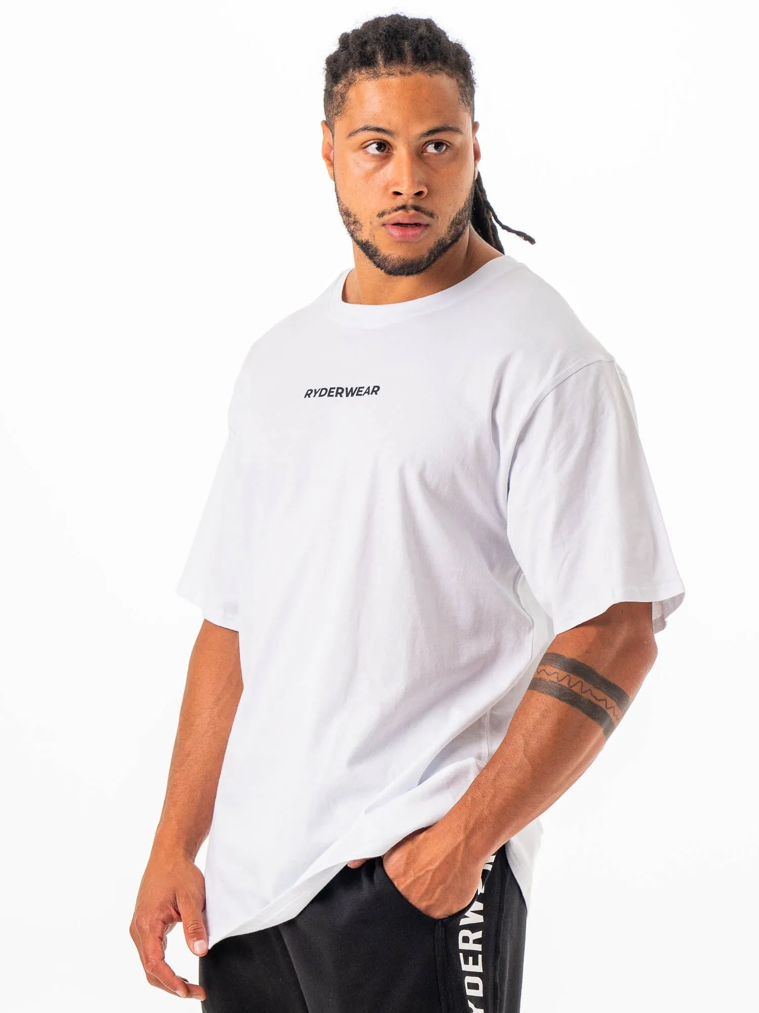 Ryderwear Oversized Tshirt - White sold by Ryderwear product image thumbnail 5