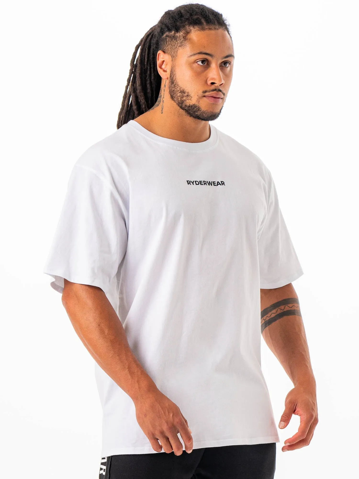 Ryderwear Oversized Tshirt - White sold by Ryderwear product image thumbnail 3