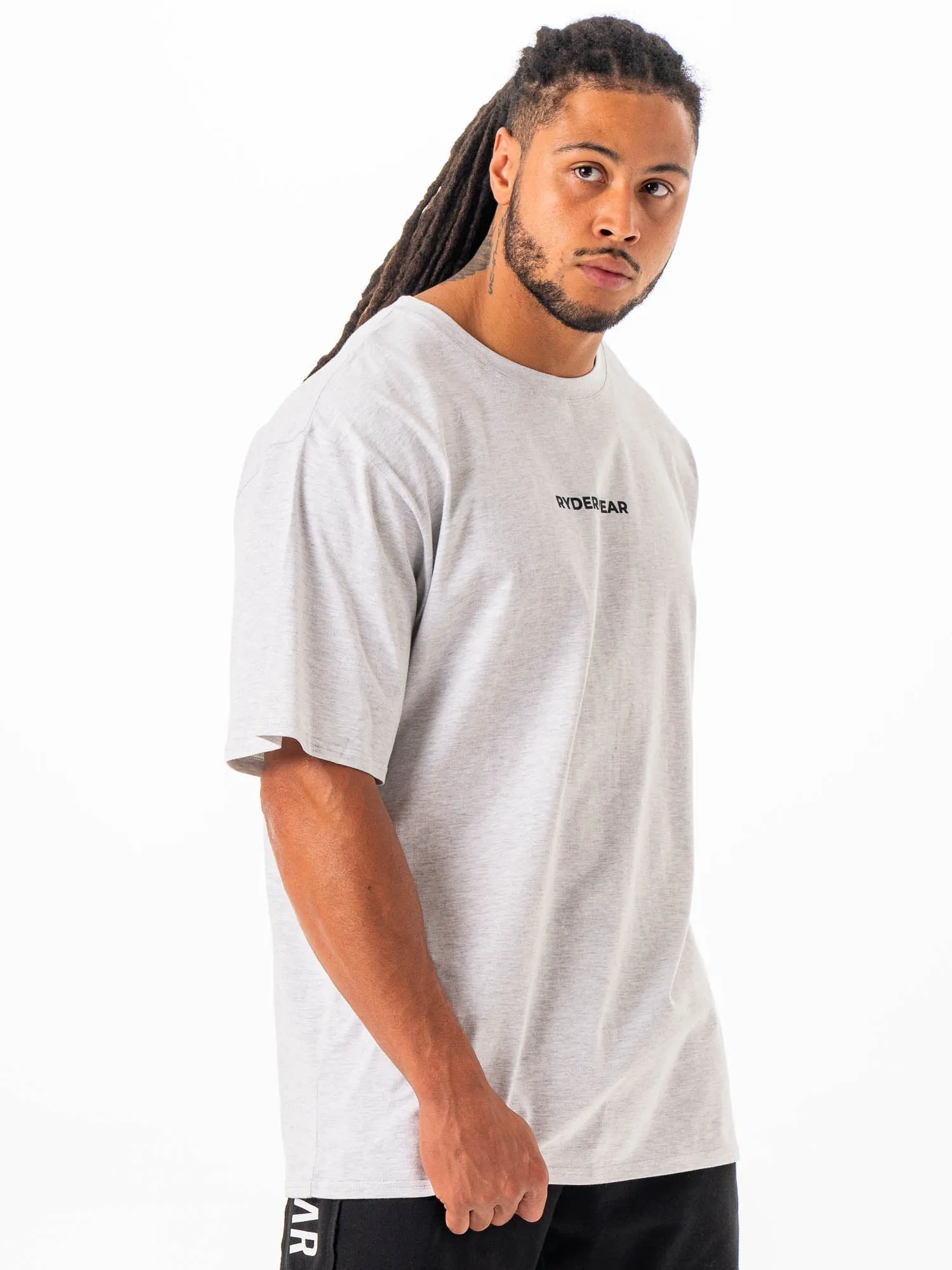 Ryderwear Oversized Tshirt - Snow Marl sold by Ryderwear product image thumbnail 4