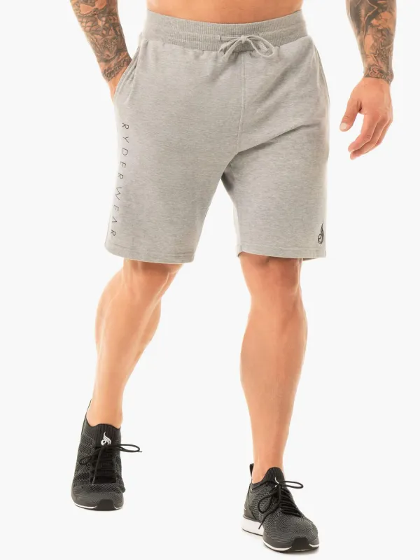 Original Track Shorts - Grey Marl made by Ryderwear