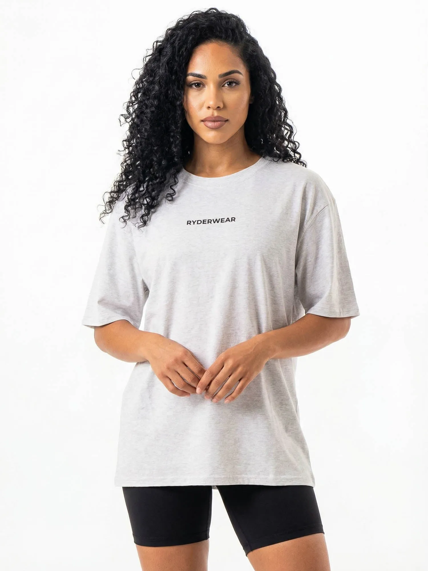 Ryderwear Oversized Tshirt - Snow Marl sold by Ryderwear