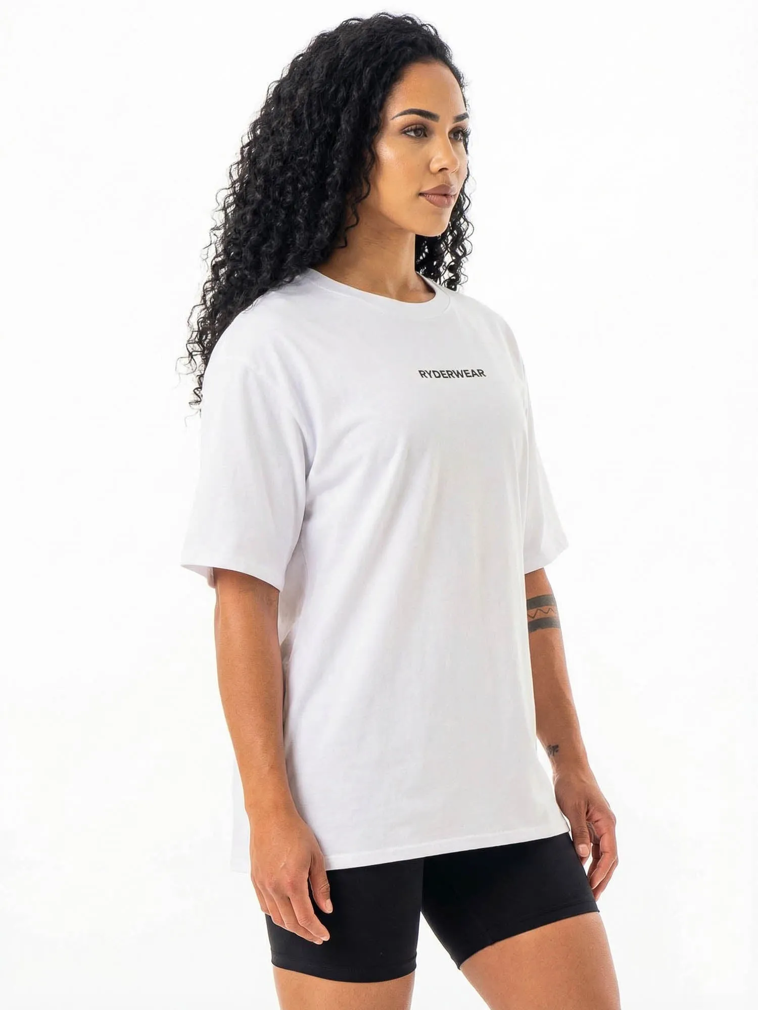 Ryderwear Oversized Tshirt - White sold by Ryderwear product image thumbnail 4
