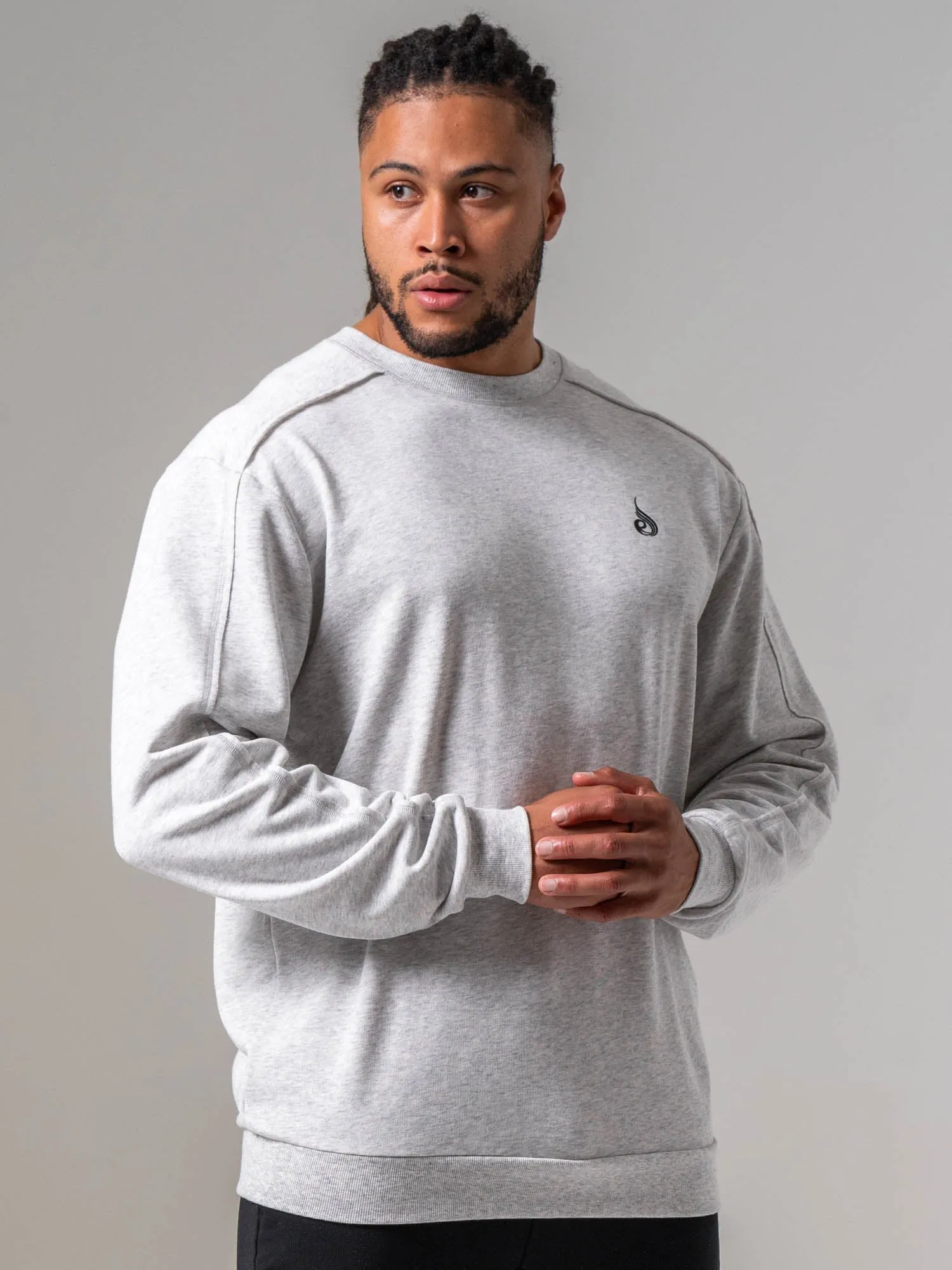 Dynamic Pullover - Snow Marl sold by Ryderwear product image thumbnail 2
