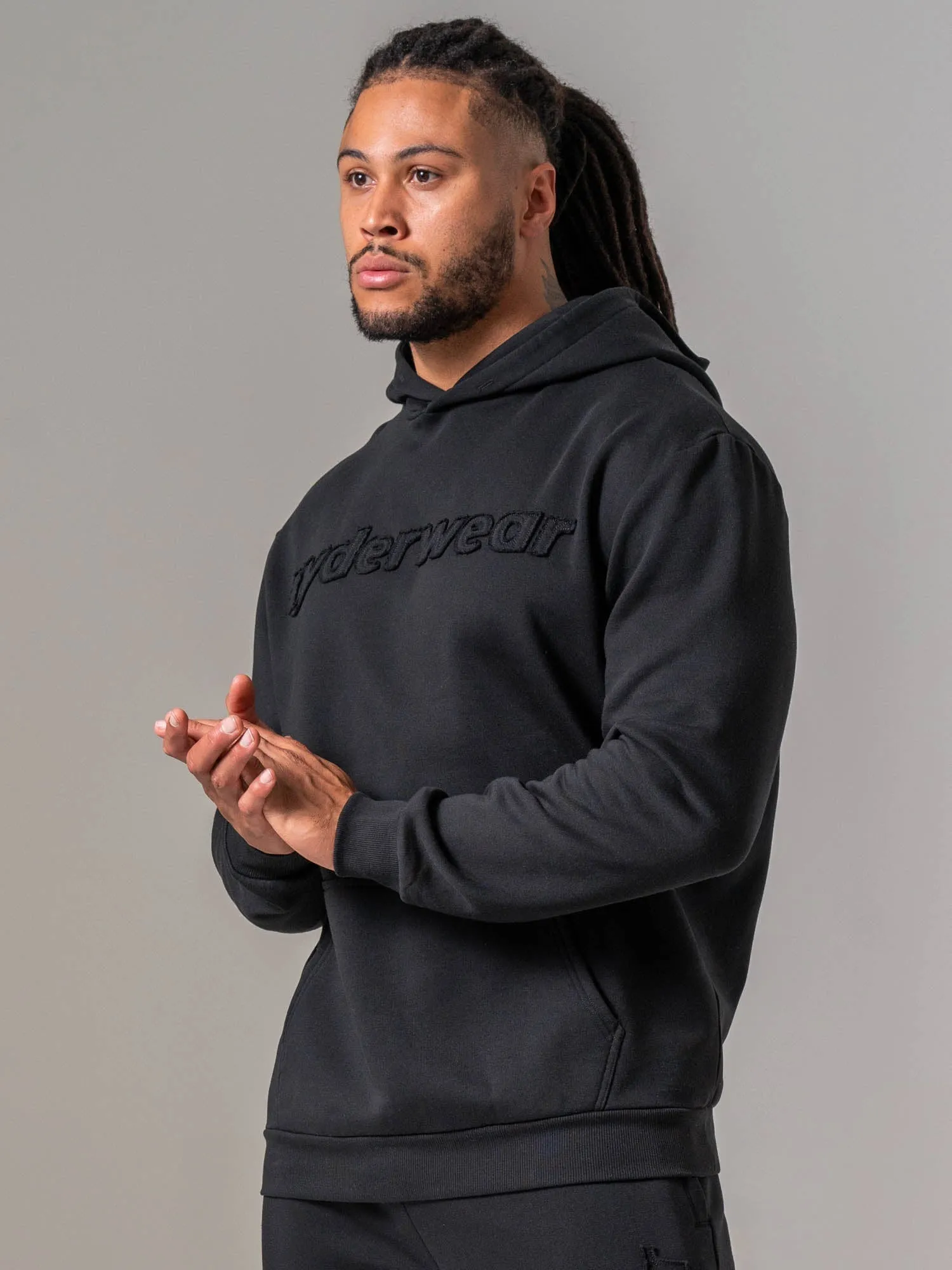 Applique Hoodie - Black sold by Ryderwear product image thumbnail 5