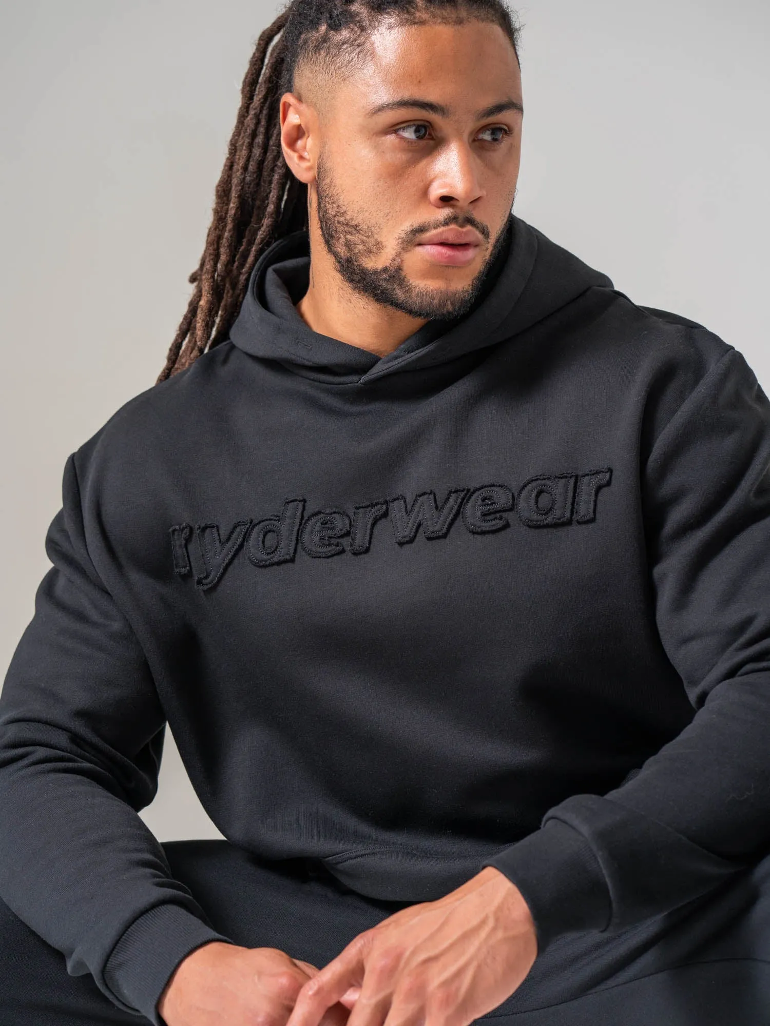 Applique Hoodie - Black sold by Ryderwear product image thumbnail 2