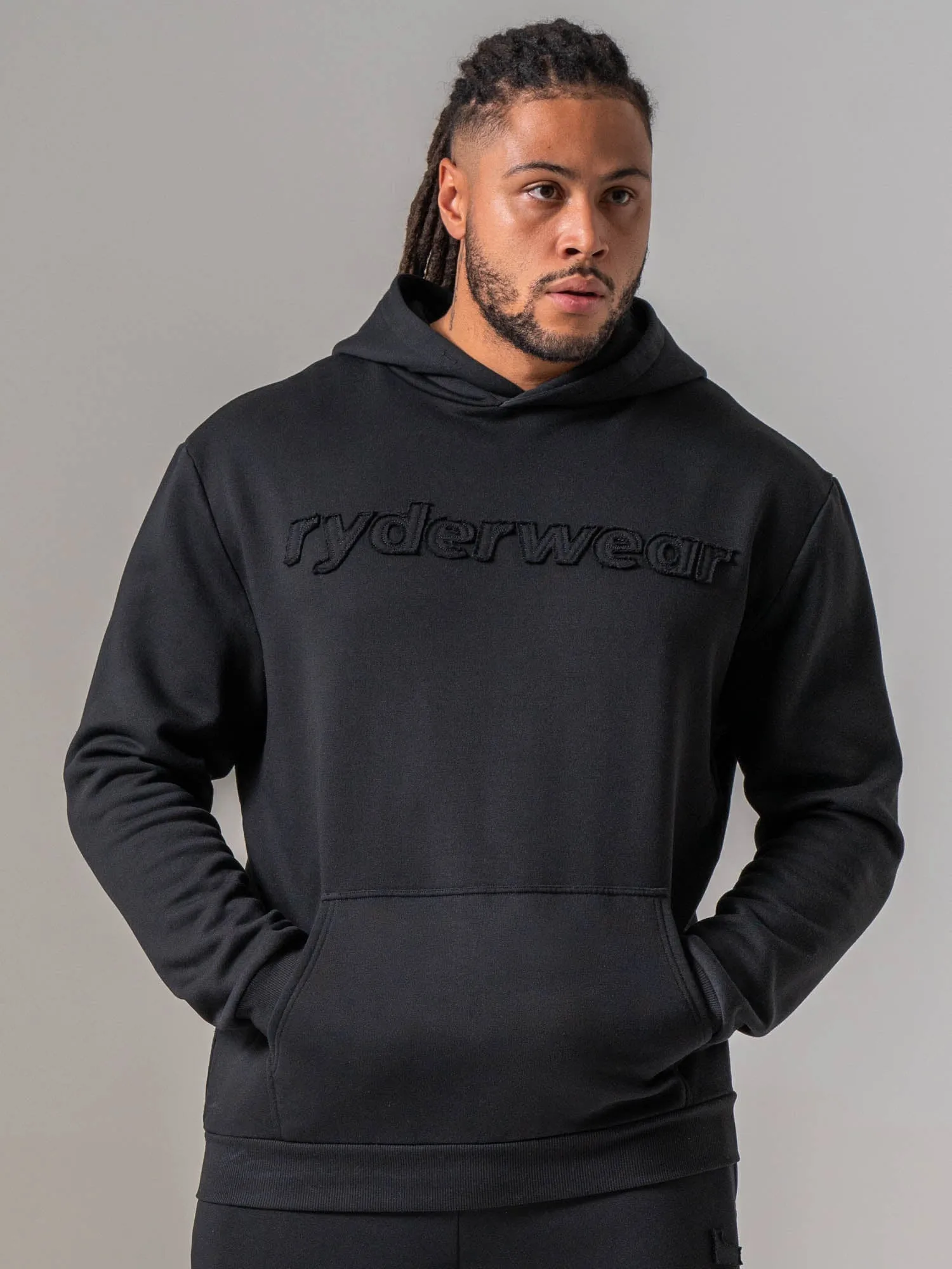 Applique Hoodie - Black sold by Ryderwear product image thumbnail 4