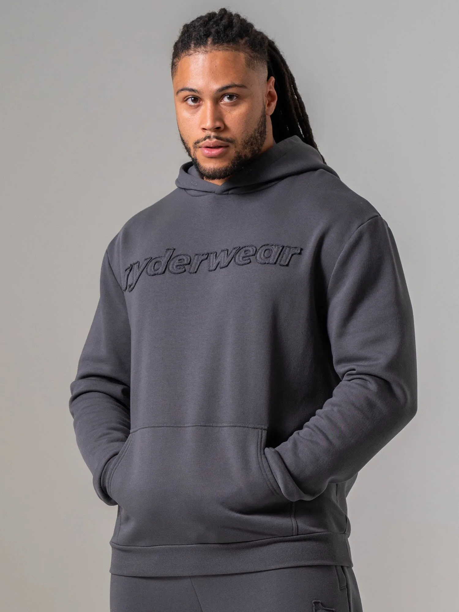 Applique Hoodie - Charcoal sold by Ryderwear product image thumbnail 3