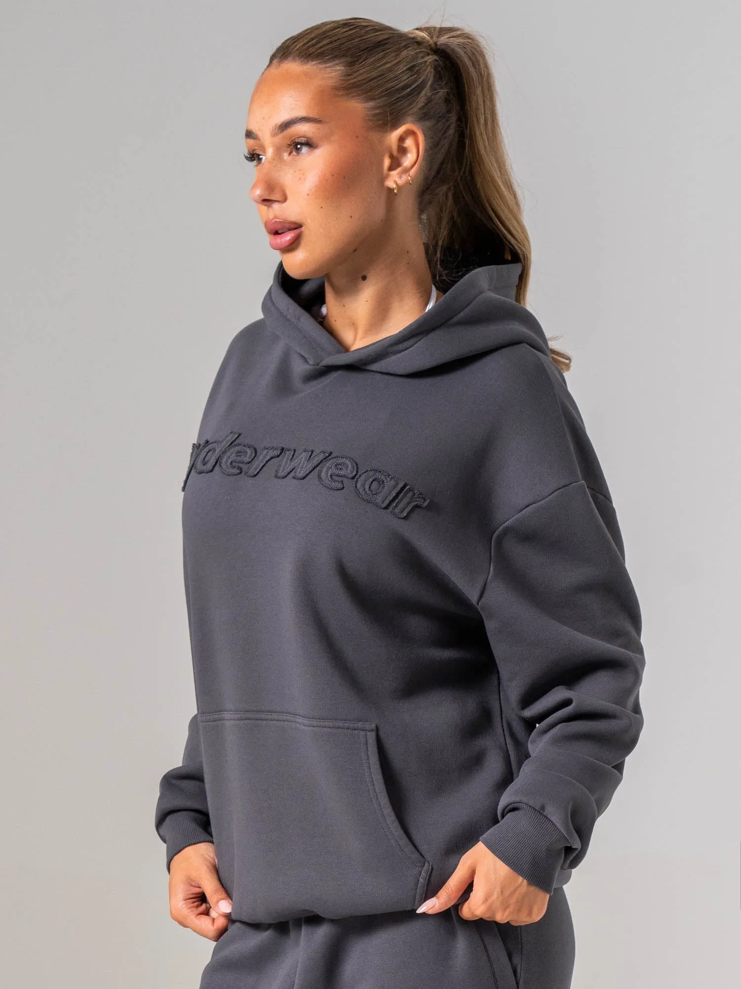 Applique Hoodie - Charcoal sold by Ryderwear product image thumbnail 3