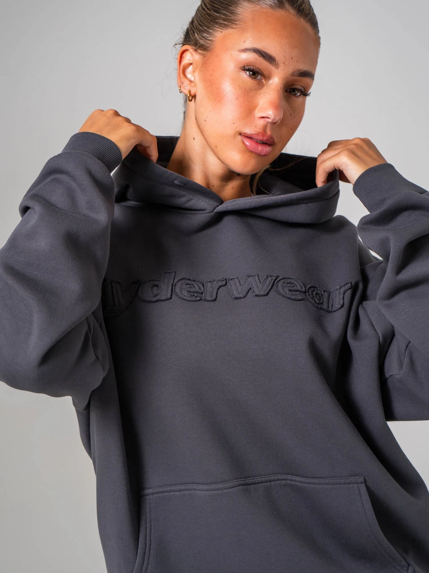 Applique Hoodie - Charcoal sold by Ryderwear product image thumbnail 5