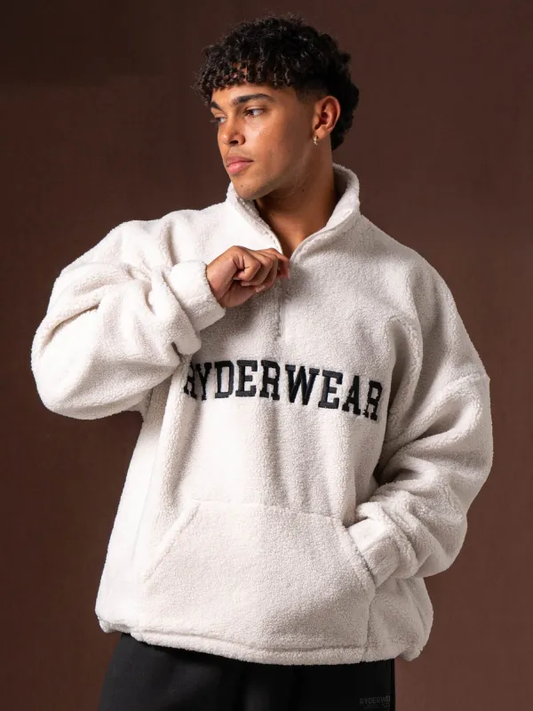 Unisex Teddy Jumper - Bone made by Ryderwear