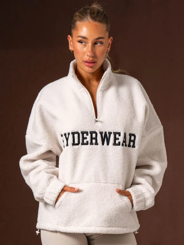 Unisex Teddy Jumper - Bone made by Ryderwear