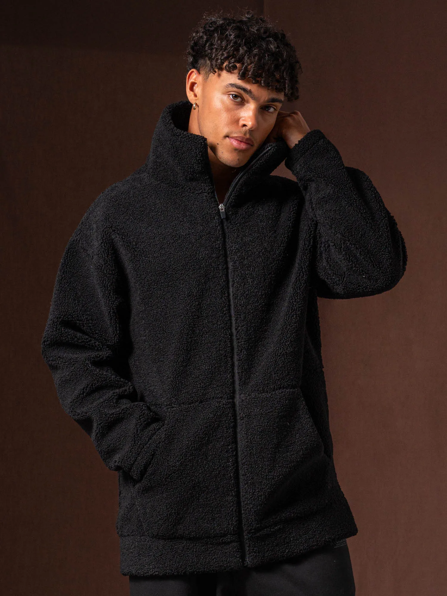 Teddy Jacket - Black sold by Ryderwear product image thumbnail 3