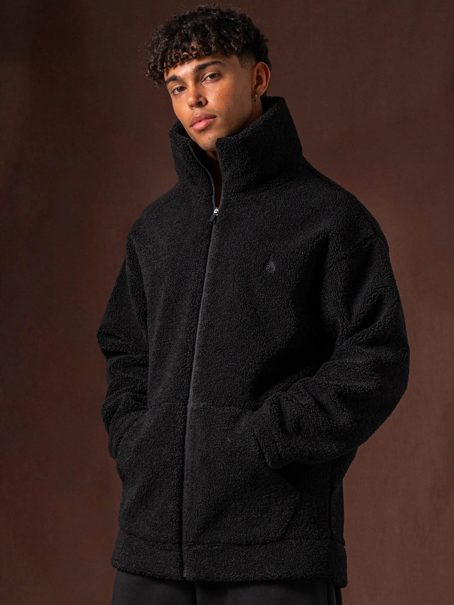 Teddy Jacket - Black sold by Ryderwear product image thumbnail 4