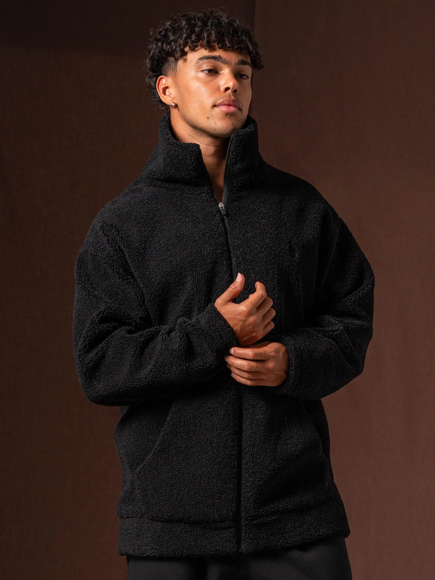 Teddy Jacket - Black sold by Ryderwear