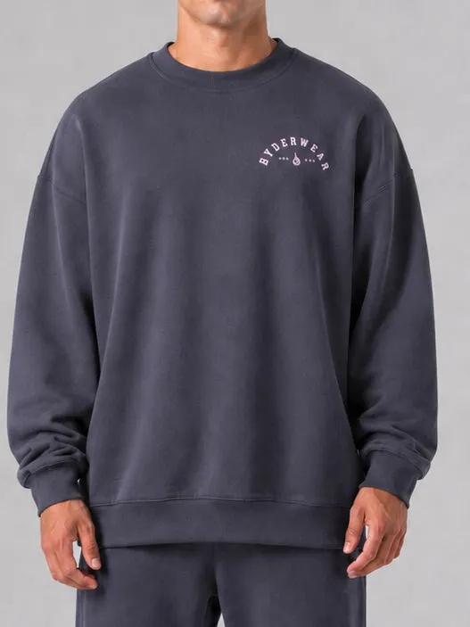 Collegiate Sweater - Stormy sold by Ryderwear product image thumbnail 3