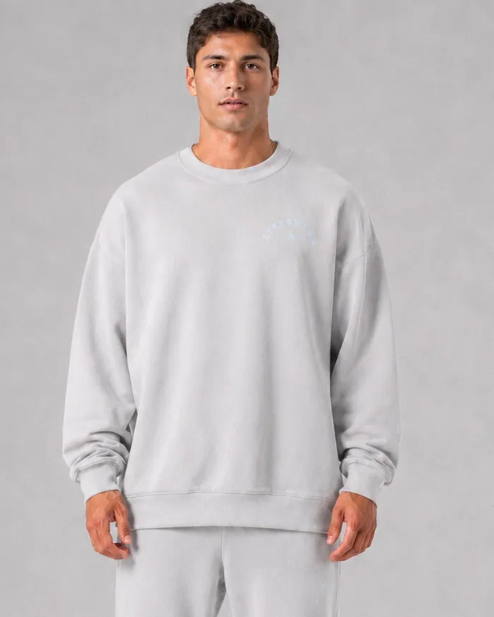Collegiate Sweater - Cloudy sold by Ryderwear product image thumbnail 3